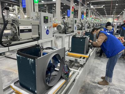 徐州盈量空調(diào)正式投產(chǎn) 7個(gè)月零20天創(chuàng)下投產(chǎn)新速度，為睢寧智能制造注入強(qiáng)勁動(dòng)能